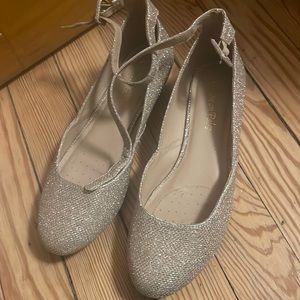 Gold shoes wear then once